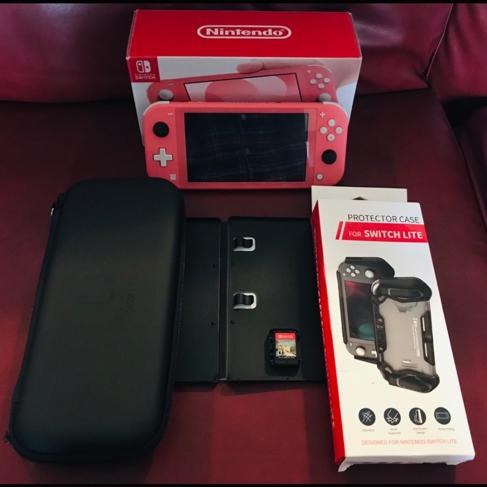 NINTENDO SWITCH (1 GAME) BRAND NEW CARRYING CASE&SCREEN PROTECTOR